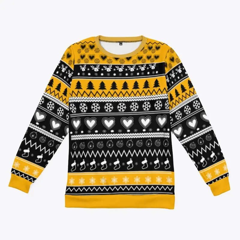 Christmas Ugly Sweatshirt - Yellow