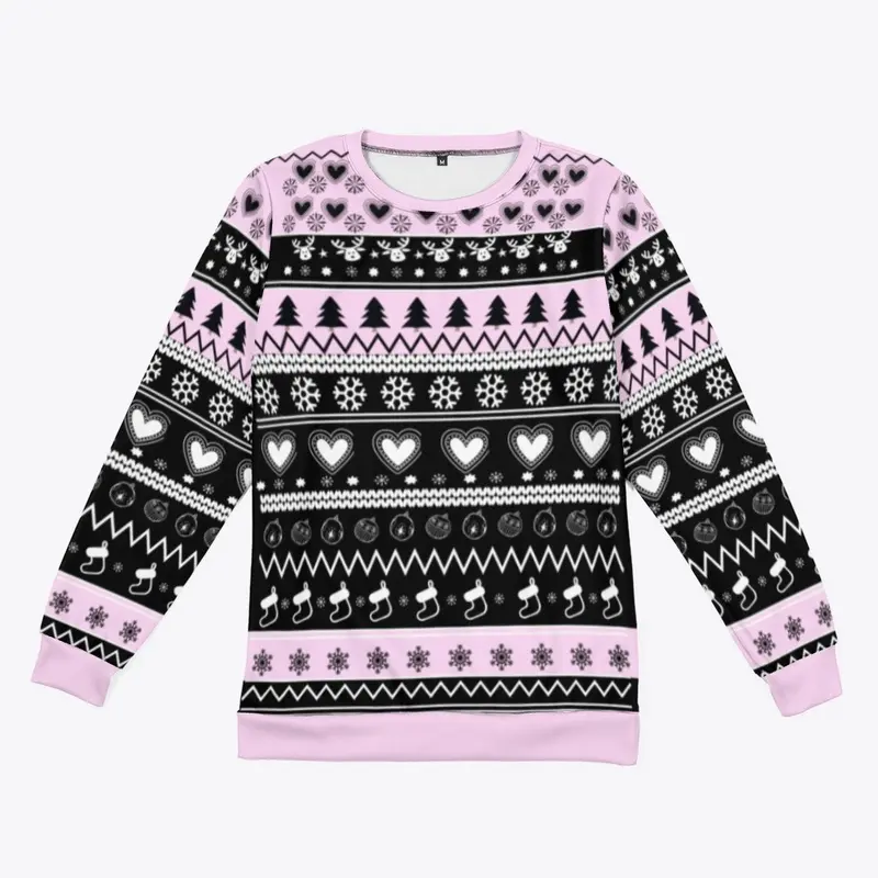 Christmas Ugly Sweatshirt - Light Violet